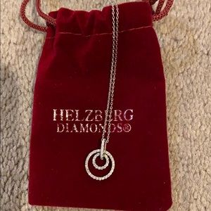 Authentic CZ HELZBERG Diamond Pendent Necklace